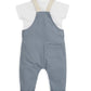 T-Shirt & Dungarees Outfit Set - Blue | Set | Mamas & Papas for Mamas & Papas LB - 6hr