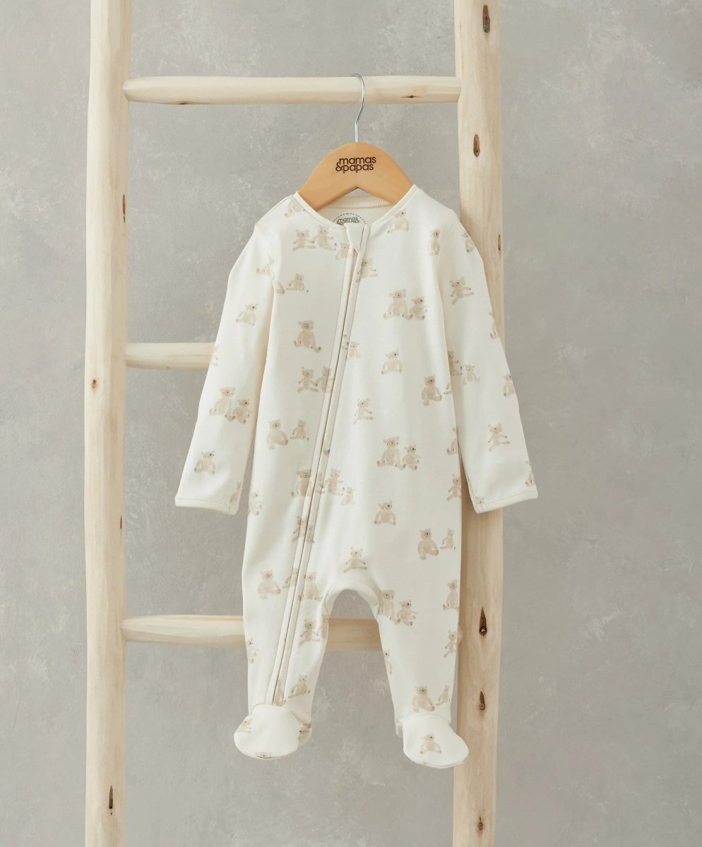 Teddy Bear All In One - Sand | Sleepsuit | Mamas & Papas for Mamas & Papas LB - 6hr