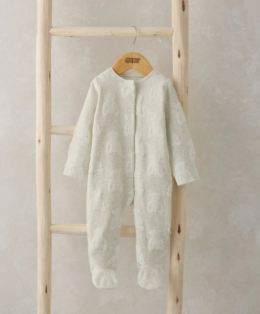 Teddy Bear All In One - Textured Brown | Sleepsuit | Mamas & Papas for Mamas & Papas LB - 6hr