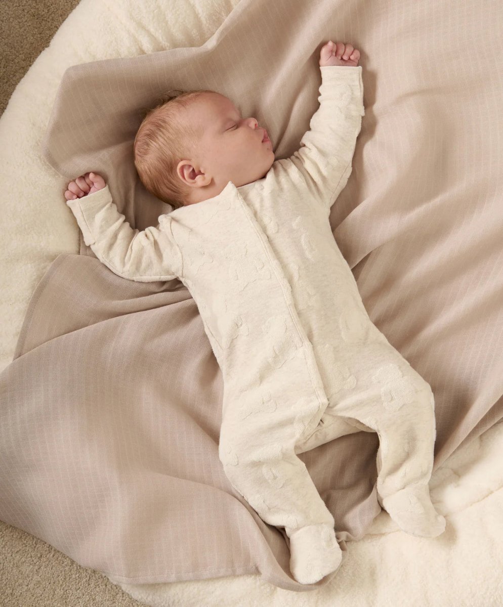 Teddy Bear All In One - Textured Brown | Sleepsuit | Mamas & Papas for Mamas & Papas LB - 6hr