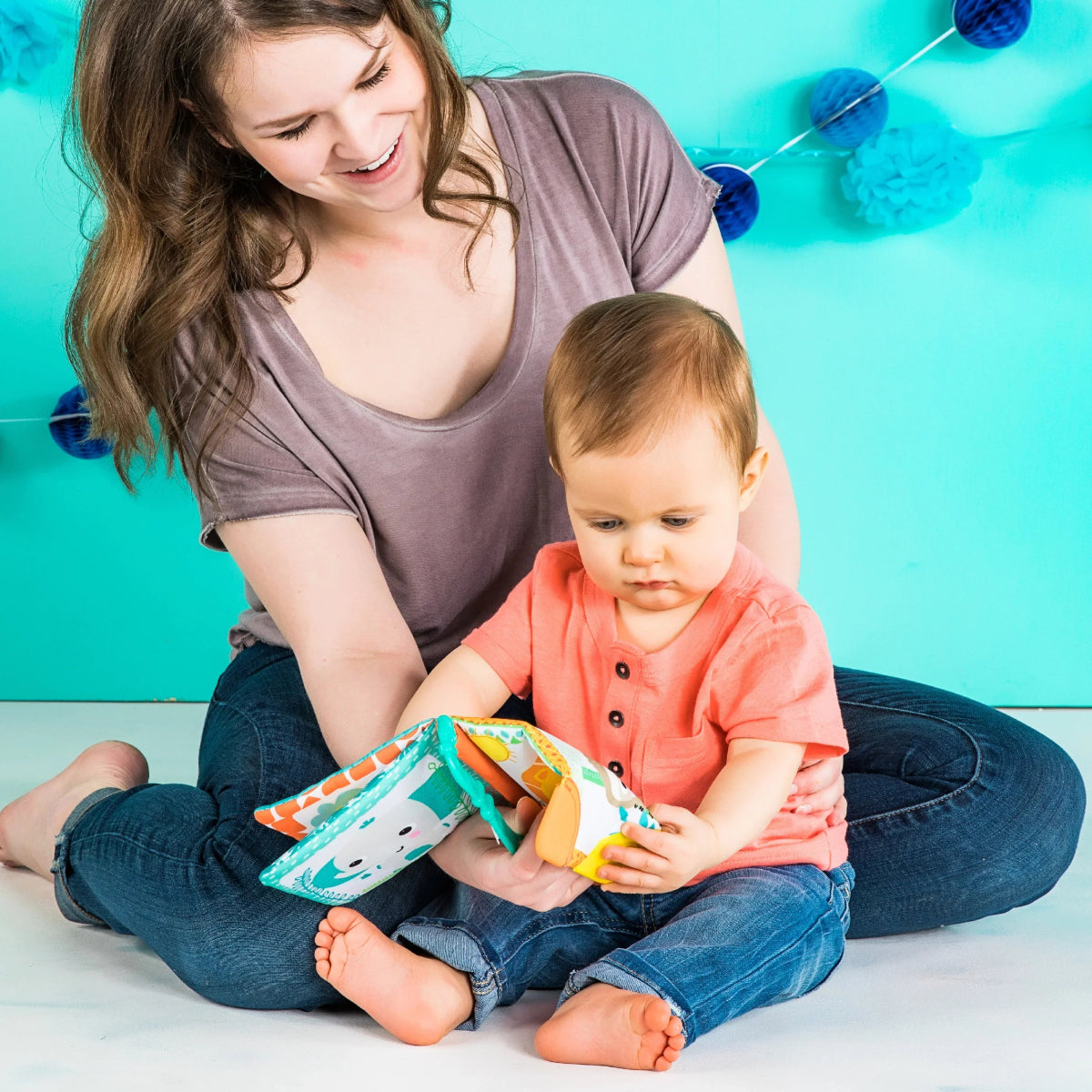Teether & Read Soft Book Toy | Learning Book | Bright Starts for Mamas & Papas LB - 6hr
