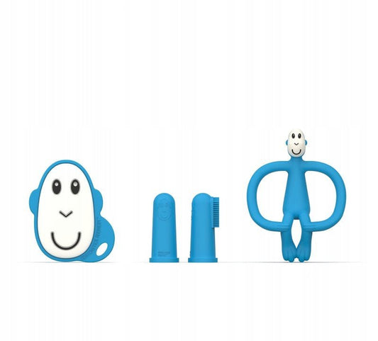 Teether Starter Set - Blue | Teether | Matchstick Monkey for Mamas & Papas LB - Activity & Sensory Toys