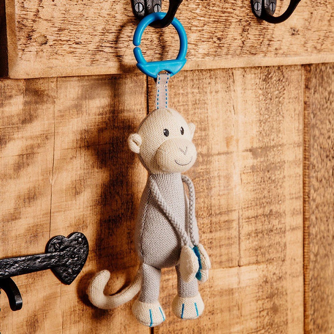 Teething Gift Set Plush Teether Muslin Blanket Baby | Teether | Matchstick Monkey for Mamas & Papas LB - Activity & Sensory Toys