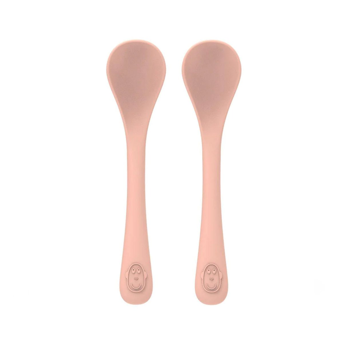 Teething Spoon Pack of 2 Dusky - Pink | Utensil | Matchstick Monkey for Mamas & Papas LB - Cultery & Plates