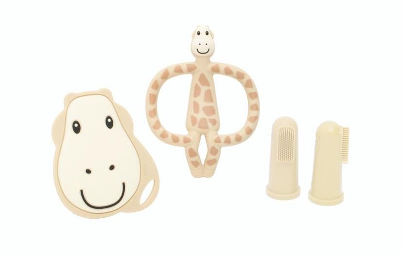 Teething Starter Gigi Giraffe Set | Teether | Matchstick Monkey for Mamas & Papas LB - Activity & Sensory Toys