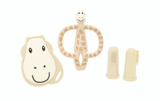Teething Starter Gigi Giraffe Set | Teether | Matchstick Monkey for Mamas & Papas LB - Activity & Sensory Toys