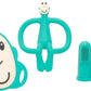 Teething Starter Set - Green Monkey | Teether | Matchstick Monkey for Mamas & Papas LB - Activity & Sensory Toys