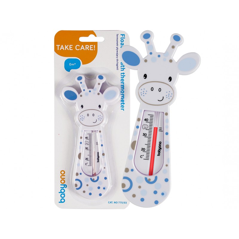 Babyono Floating Bath Thermometer Giraffe Light Blue | Mamas & Papas, Babies, Nursing, Thermometer