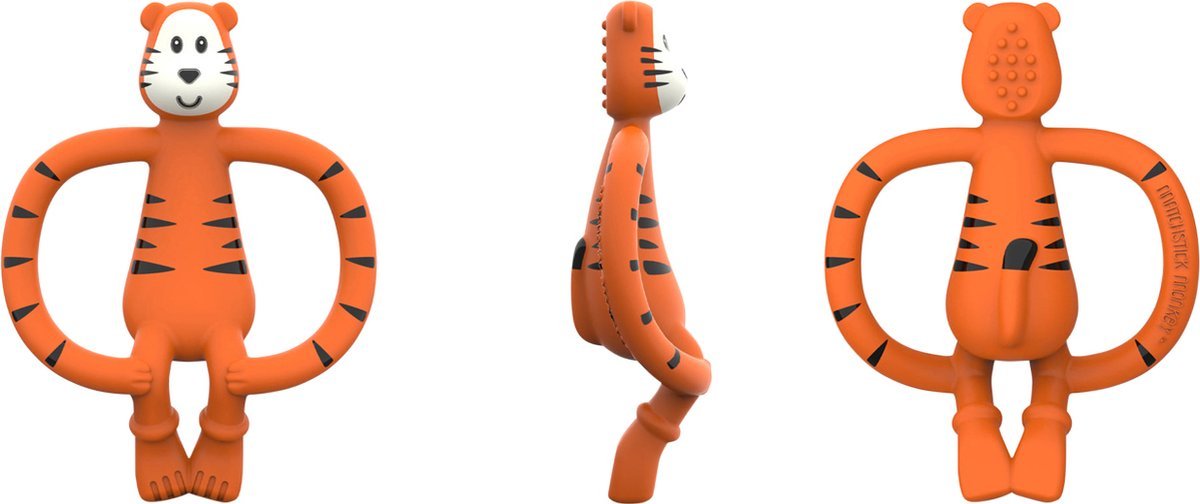 Tiger Teether | Teether | Matchstick Monkey for Mamas & Papas LB - Activity & Sensory Toys