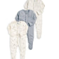 Tiny Sports Club Sleepsuits (Set of 3) - Blue | Sleepsuit | Mamas & Papas for Mamas & Papas LB - 6hr