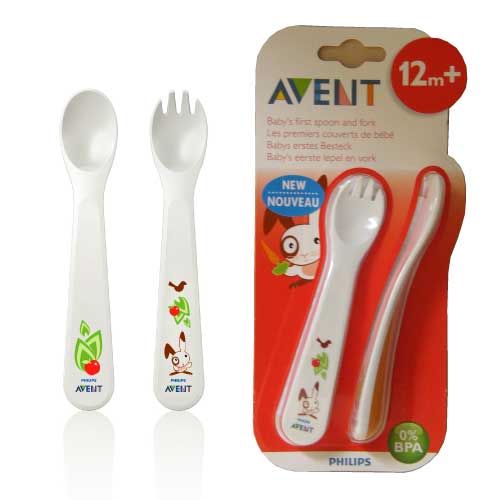 Toddler Cutlery 2 Pieces | Cutlery | Avent for Mamas & Papas LB - 6hr