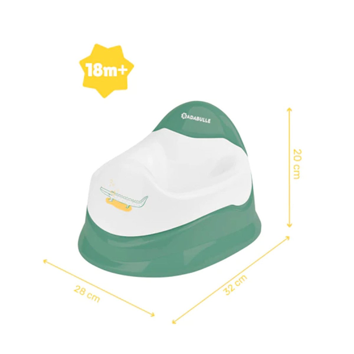 Training Potty with Removable Bowl | Potty Training | Badabulle for Mamas & Papas LB - 6hr