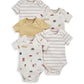 Transport Shortsleeved Bodysuits (Set of 5) | Bodysuit | Mamas & Papas for Mamas & Papas LB - 6hr
