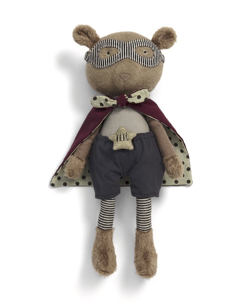 Travel Charboys - Superhero Pow | Plush & Soft Toy | Mamas & Papas for Mamas & Papas LB - 6hr