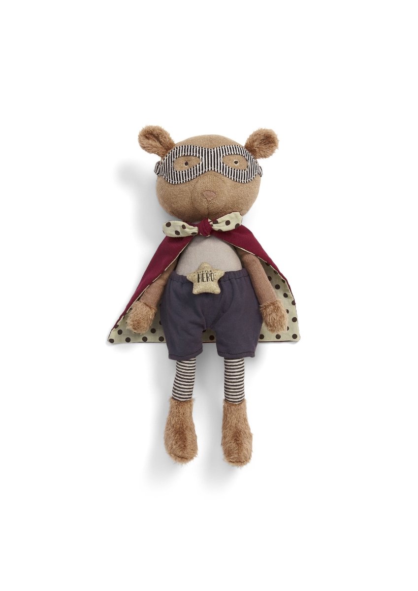 Travel Charboys - Superhero Pow | Plush & Soft Toy | Mamas & Papas for Mamas & Papas LB - 6hr