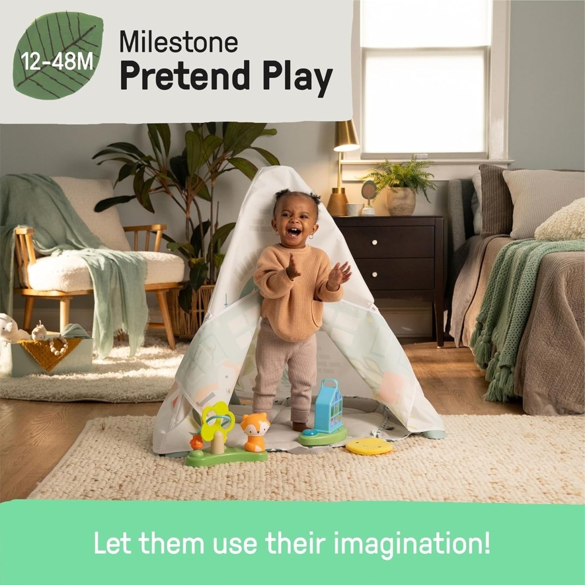 Tummy to Toes 6 in 1 Milestone Center | Activity Toy | Ingenuity for Mamas & Papas LB - Activity & Sensory Toys