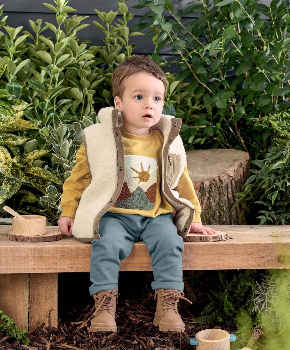 Twill Trousers - Blue | Pant | Mamas & Papas for Mamas & Papas LB - 6hr