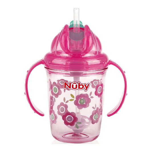 Twin Handle 360° Wonder Cup Made with Tritan 240ml 6m+ | Cup | Nuby for Mamas & Papas LB - 6hr