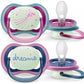 Ultra Air Night Time Soother 6 - 18m Pack of 2 Dreams | Pacifier | Avent for Mamas & Papas LB - 6hr