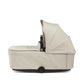 Vardo carrycot in cream with upright hood and padded mattress