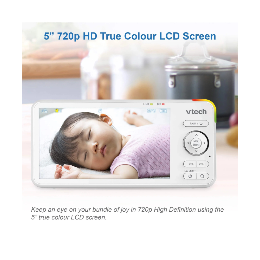 Digital 5" Smart WiFi HD Pan tilt with Remote Access