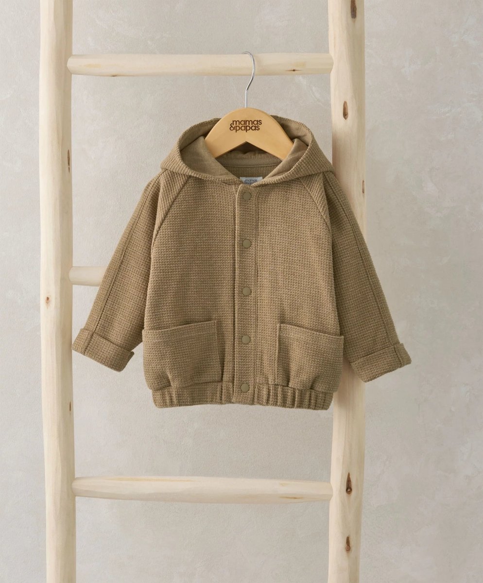 Waffle Bomber Hoodie | Top | Mamas & Papas for Mamas & Papas LB - 6hr