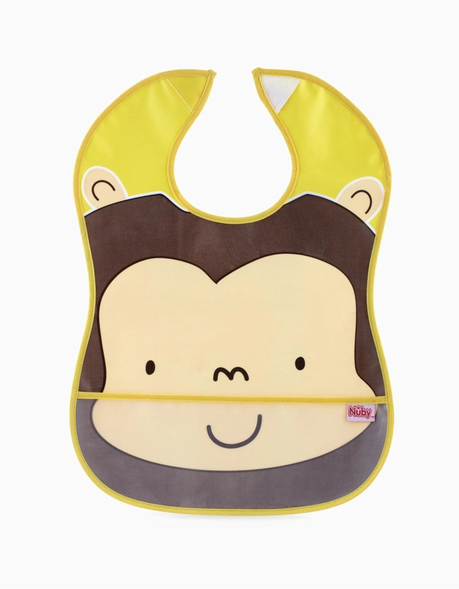 Waterproof Animals Nylon Bibs - Assorted | Bib | Nuby for Mamas & Papas LB - 6hr
