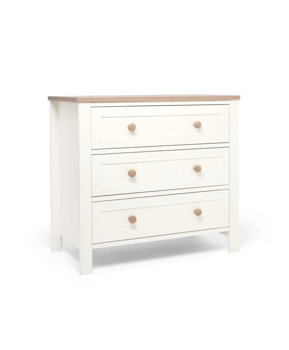 Wedmore Nursery Dresser Changer - White/Natural | Dresser | Mamas & Papas for Mamas & Papas LB - Dressers & changers