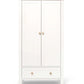 Wedmore Nursery Wardrobe - White/Natural | Wardrobe | Mamas & Papas for Mamas & Papas LB - Furniture & Nursery