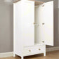 Wedmore Nursery Wardrobe - White/Natural | Wardrobe | Mamas & Papas for Mamas & Papas LB - Furniture & Nursery