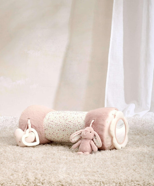 Welcome To The World Bunny Tummy Time Roll - Pink | Tummy Time Mat | Mamas & Papas for Mamas & Papas LB - 6hr