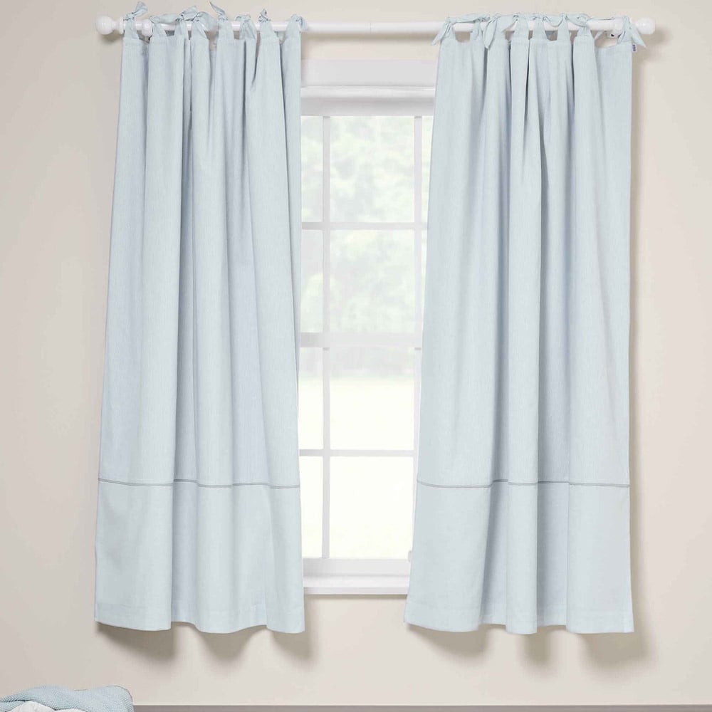 Welcome To The World Curtains Tie Top 132x160cm for Children's Bedroom | Curtain | Mamas & Papas for Mamas & Papas LB - Furniture & Nursery