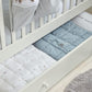 Welcome To The World Quilt Bedding Cotbed - Blue | Nursery Bedding | Mamas & Papas for Mamas & Papas LB - 6hr