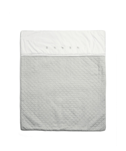 Welcome To The World Quilt - Elephant Bedding Cotbed | Quilt | Mamas & Papas for Mamas & Papas LB - Baby Bedding