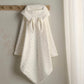 Welcome To The World Seedling Hooded Towel - White | Bath Towel | Mamas & Papas for Mamas & Papas LB - Baby Changing & Hygiene