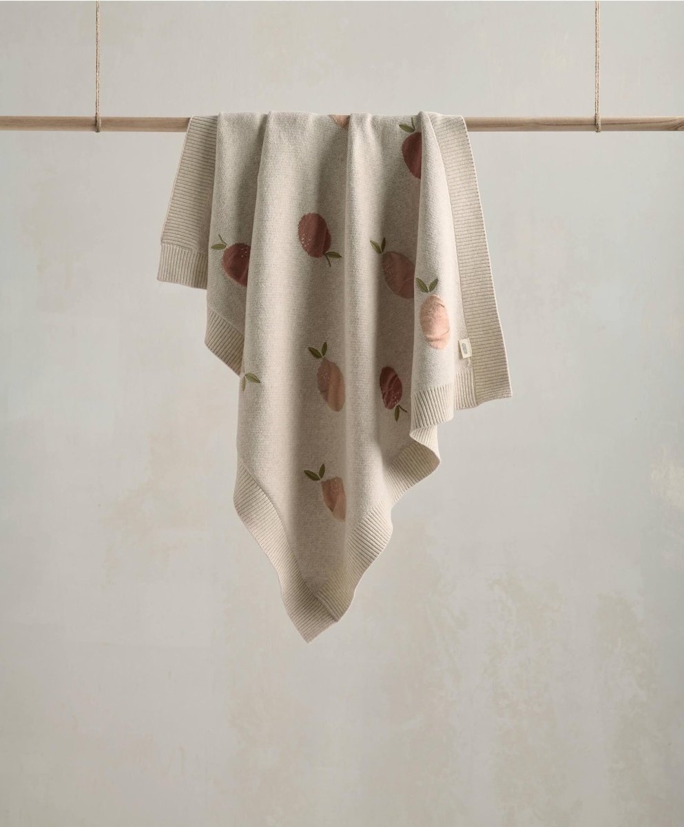 Welcome To The World Seedling Knitted Blanket - Fruit | Blanket | Mamas & Papas for Mamas & Papas LB - 6hr