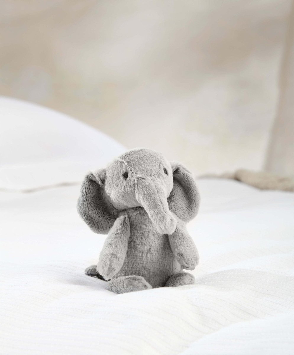 Welcome To The World Small Beanie Soft Toy - Archie Elephant | Plush & Soft Toy | Mamas & Papas for Mamas & Papas LB - 6hr