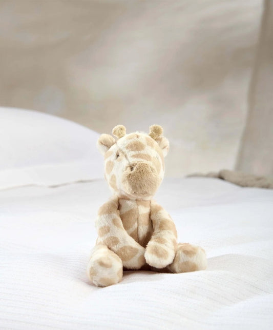Welcome to the World Small Beanie Toy - Giraffe | Soft Toy | Mamas & Papas for Mamas & Papas LB - 6hr