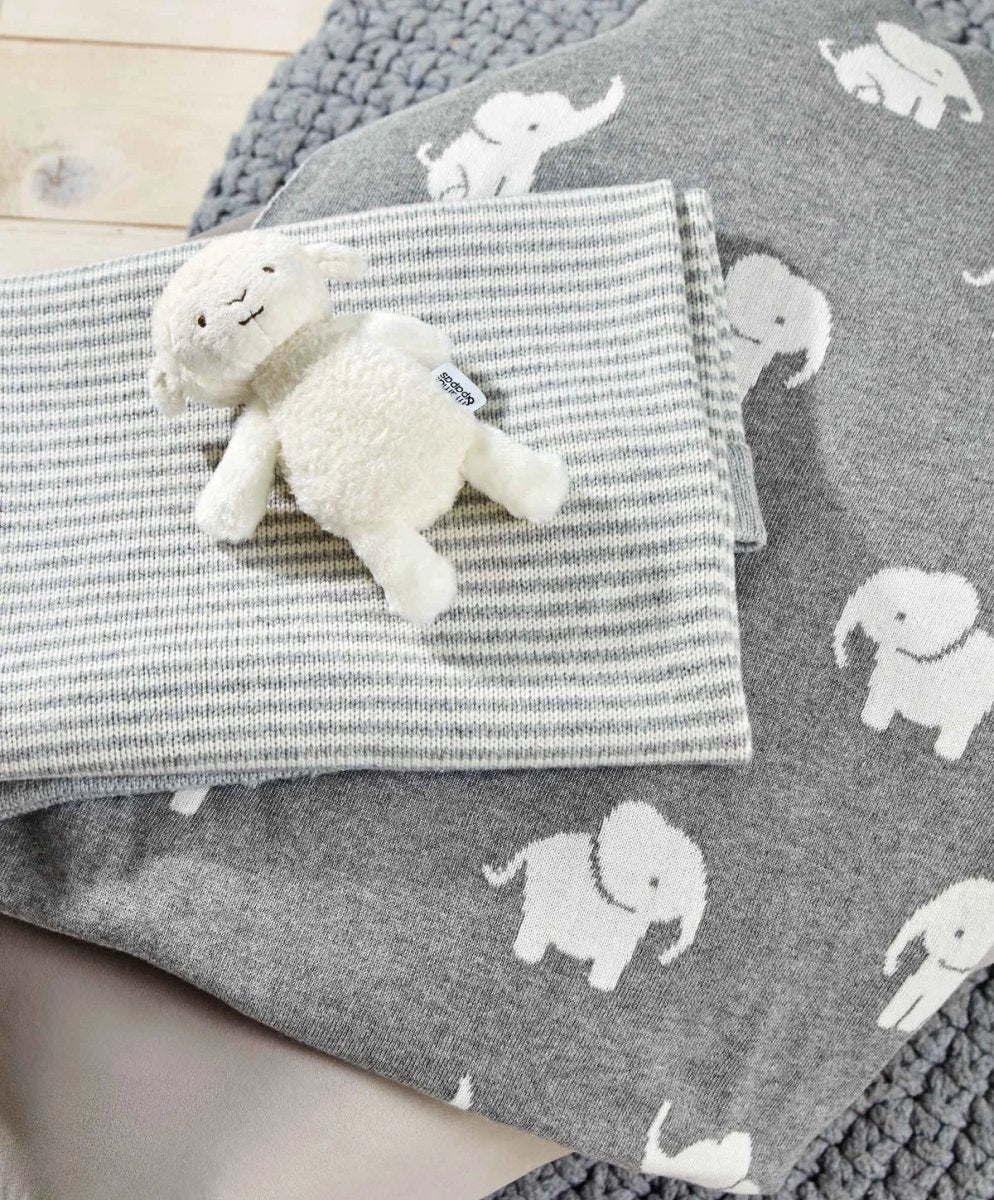 Welcome to the World Soft Toy - Lamb Beanie | Soft Toy | Mamas & Papas for Mamas & Papas LB - 6hr