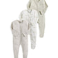Wild Animals Sleepsuits Pack of 3 | Bodysuit | Mamas & Papas for Mamas & Papas LB - 6hr