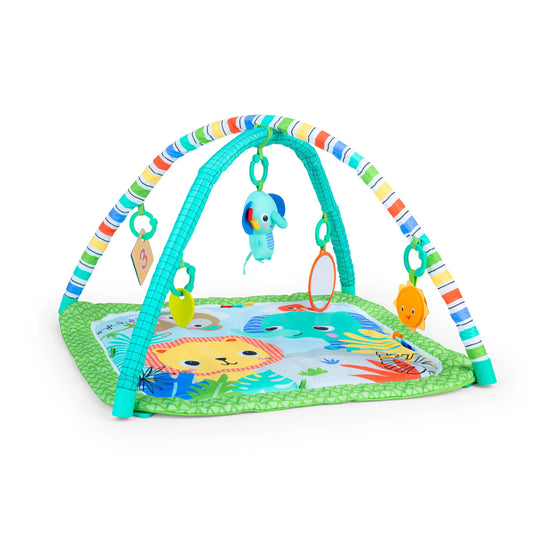 Wild Wiggles Baby Activity Gym & Machine - Washable Play Mat, Green | Play Gym | Bright Starts for Mamas & Papas LB - 6hr