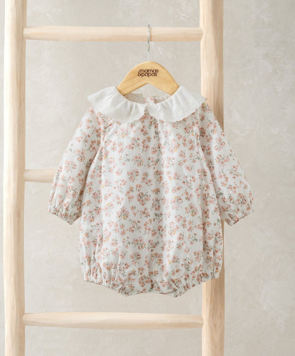 Wildflower Cotton Romper | Romper | Mamas & Papas for Mamas & Papas LB - 6hr