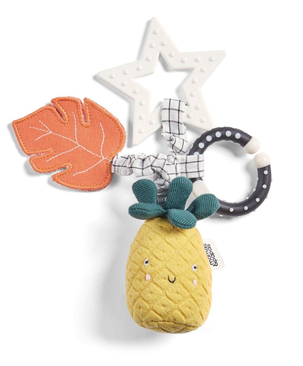 Wildly Adventures Educational Teething Toy - Linkie Pineapple | Teether | Mamas & Papas for Mamas & Papas LB - 6hr