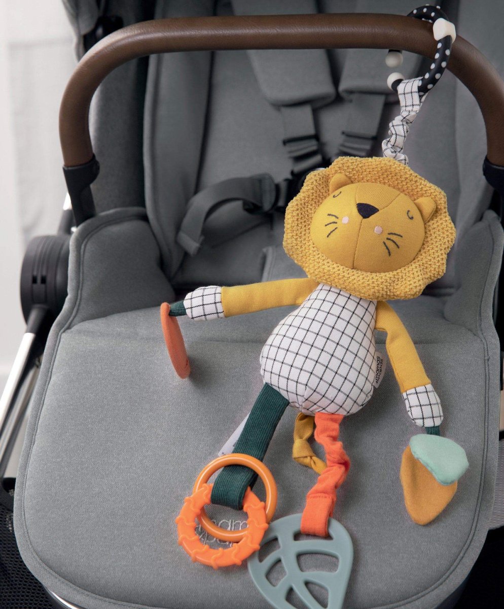 Wildly Adventures Educational Toy - Jangly Lion | Sensory Toy | Mamas & Papas for Mamas & Papas LB - 6hr