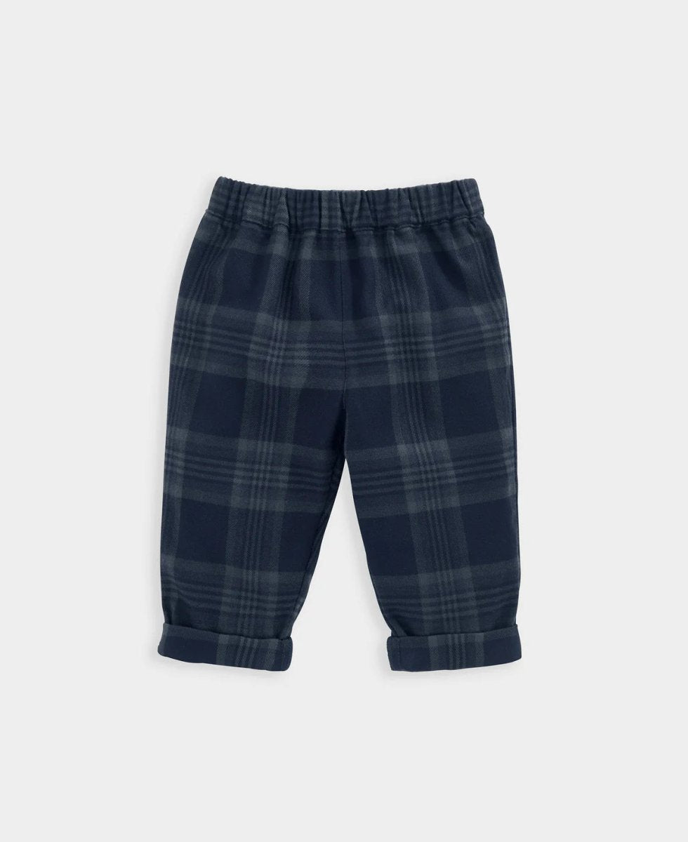 Woven Check Trousers & Bodysuit | Set | Mamas & Papas for Mamas & Papas LB - 6hr