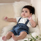 Woven Dungarees & Bodysuit - Blue | Set | Mamas & Papas for Mamas & Papas LB - 6hr
