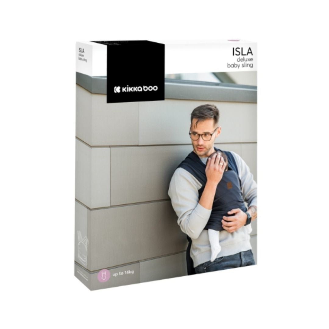Wrap Carrier Isla Black | Wrap | KikkaBoo for Mamas & Papas LB - 6hr