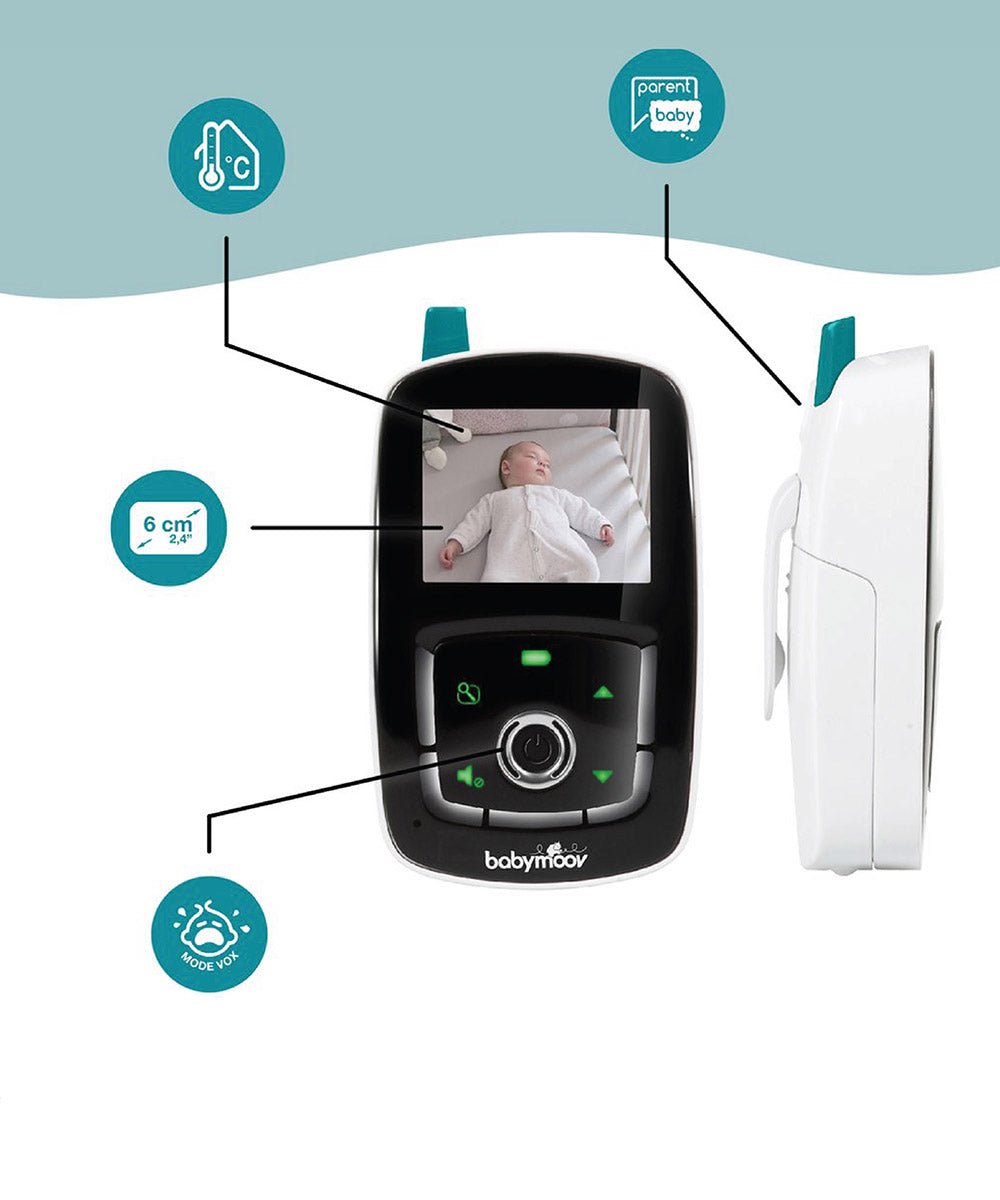 YOO Care Video Baby Monitor | Baby Monitor | Babymoov for Mamas & Papas LB - Baby Monitors