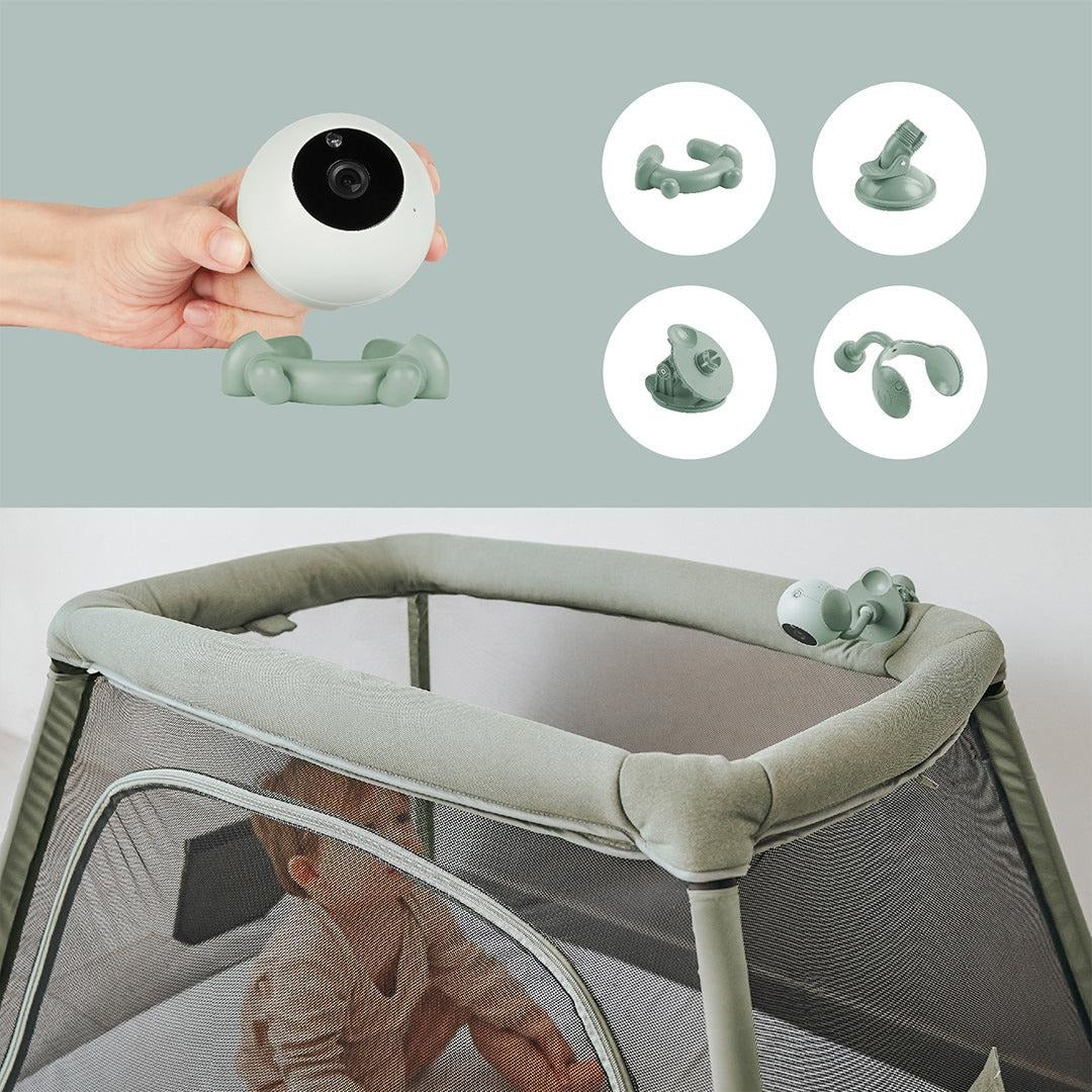 YOO Go Plus 5" HD Video Monitor - Green | Baby Monitor | Babymoov for Mamas & Papas LB - Baby Monitors
