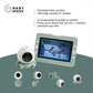 YOO Go Plus 5" HD Video Monitor - Green | Baby Monitor | Babymoov for Mamas & Papas LB - Baby Monitors